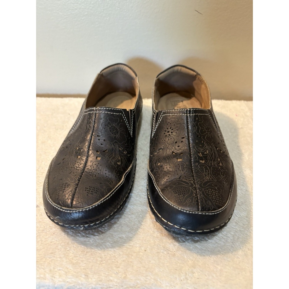 L'Artiste Spring Step - Libora-B Women's Size 37 (6.5) Black Leather EUC - Picture 4 of 8